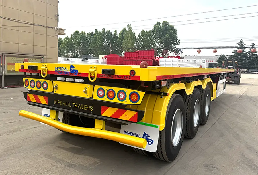 Sinotruk HOWO 3 Axles Flatbed Semi Trailer